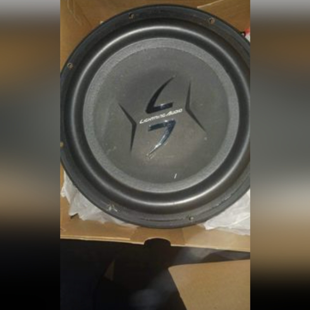 Lightning audio 4ohm 10"sub
